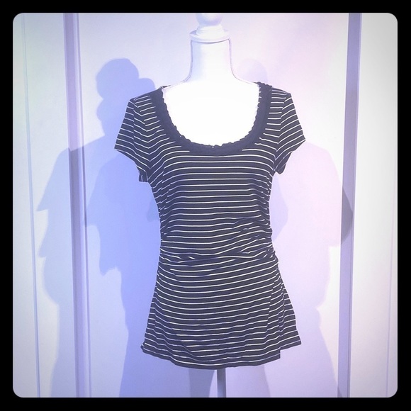 White House Black Market Tops - White house black market short sleeve tunic